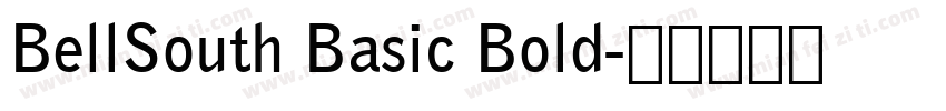 BellSouth Basic Bold字体转换